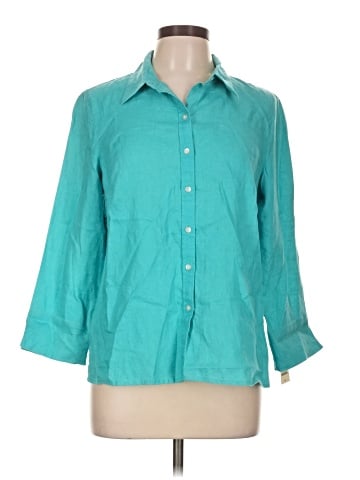 Talbots Outlet 3/4 Sleeve Button-Down Shirt (view 1)