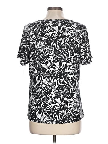 Wrapper Short Sleeve Blouse (view 2)