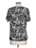 Wrapper Black Short Sleeve Blouse Size L - photo 2