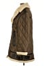 Burberry Brit 100% Polyester Brown Shearling Trimmed Coat Size L - photo 5