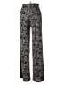 IMAN Animal Print Silver Casual Pants Size M - photo 2