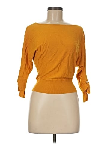7th Avenue Design Studio New York & Company 3/4 Sleeve T-Shirt (view 1)