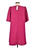 Glam Solid Pink Cocktail Dress Size M - photo 2