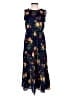 Zunie 100% Polyester Floral Blue Dress Size 10 - photo 1