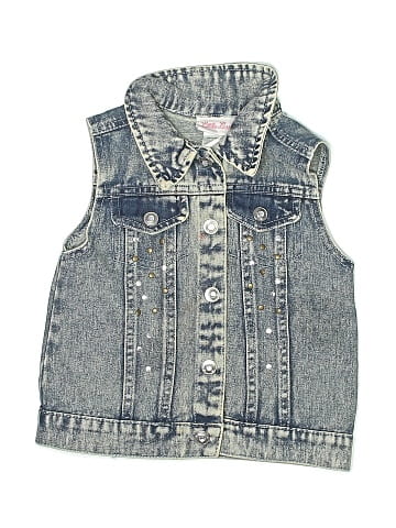 Little Lass Denim Vest (view 1)