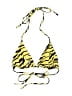 VDM Animal Print Yellow Swimsuit Top Size XS - photo 2