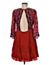 Ecote 100% Rayon Red Cocktail Dress Size 8 - photo 2