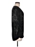 Splash Black Long Sleeve Blouse Size M - photo 4