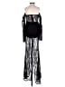 Blithe 100% Polyester Black Jumpsuit Size M - photo 2