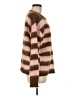 Pol 100% Polyester Stripes Brown Pullover Sweater Size M - photo 4
