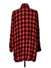 BB Dakota 100% Rayon Plaid Red Long Sleeve Button-Down Shirt Size L - photo 2