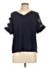 Mine Blue Short Sleeve Top Size L - photo 1