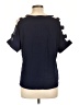 Mine Blue Short Sleeve Top Size L - photo 2