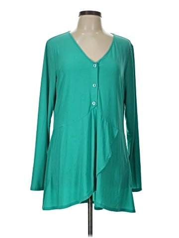 Attitudes by Renee Long Sleeve Top (view 1)