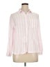 BeachLunchLounge Stripes Pink Long Sleeve Button-Down Shirt Size XL - photo 1