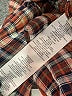 Current/Elliott Plaid Brown Long Sleeve Button-Down Shirt Size Sm (1) - photo 8