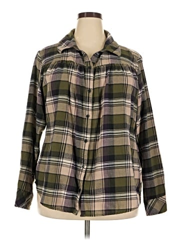 Riders by Lee Long Sleeve Button-Down Shirt (view 1)