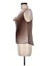 Babaton 100% Polyester Brown Sleeveless Blouse Size M - photo 5