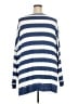 Belle By Kim Gravel Stripes Blue Pullover Sweater Size 3X - photo 2