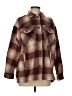 Workshop Republic Clothing 100% Polyester Plaid Brown Coat Size M - photo 1