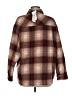 Workshop Republic Clothing 100% Polyester Plaid Brown Coat Size M - photo 2
