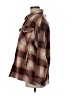 Workshop Republic Clothing 100% Polyester Plaid Brown Coat Size M - photo 5