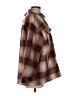 Workshop Republic Clothing 100% Polyester Plaid Brown Coat Size M - photo 4