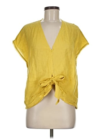 Massimo Dutti Short Sleeve Blouse (view 1)