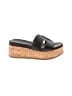 J/Slides Black Wedges Size 6 - photo 1