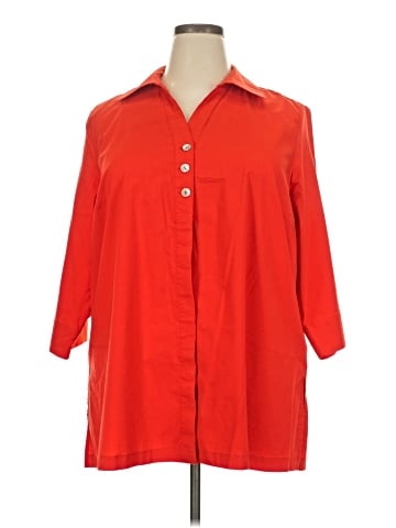 Zac & Rachel 3/4 Sleeve Button-Down Shirt (view 1)