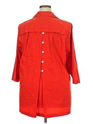 Zac & Rachel 3/4 Sleeve Button-Down Shirt (view 2)