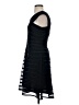 Betsy & Adam 100% Polyester Stripes Black Cocktail Dress Size 4 - photo 5
