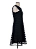 Betsy & Adam 100% Polyester Stripes Black Cocktail Dress Size 4 - photo 4