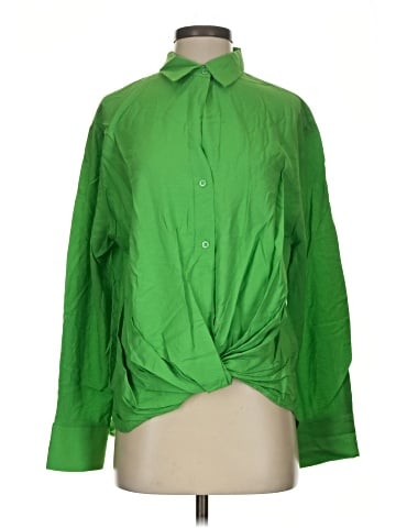 Massimo Dutti Long Sleeve Blouse (view 1)