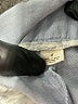 Idra 100% Linen Solid Blue Cargo Shorts Size 6 - photo 4