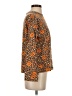 Fred David Animal Print Orange Pullover Sweater Size S - photo 4