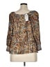 Cupio 100% Rayon Brown 3/4 Sleeve Blouse Size XL - photo 2
