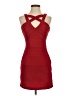Ruby Rox Argyle Red Cocktail Dress Size 5 - photo 1