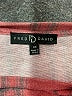 Fred David Plaid Burgundy Pullover Sweater Size 3X - photo 7