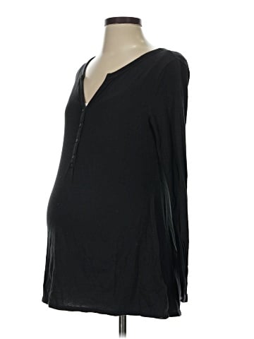 Gap - Maternity Long Sleeve Henley (view 1)