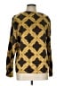 Albert Nipon 100% Polyester Argyle Jacquard Gold Long Sleeve Top Size 12 - photo 1