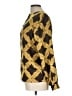 Albert Nipon 100% Polyester Argyle Jacquard Gold Long Sleeve Top Size 12 - photo 5