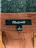 Madewell 100% Polyester Chevron-herringbone Brown Casual Pants Size 8 - photo 6