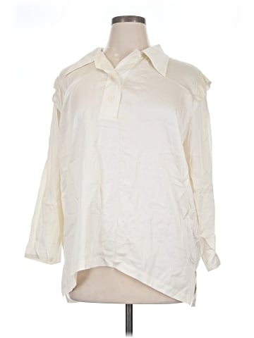 Darling 3/4 Sleeve Button-Down Shirt (view 1)