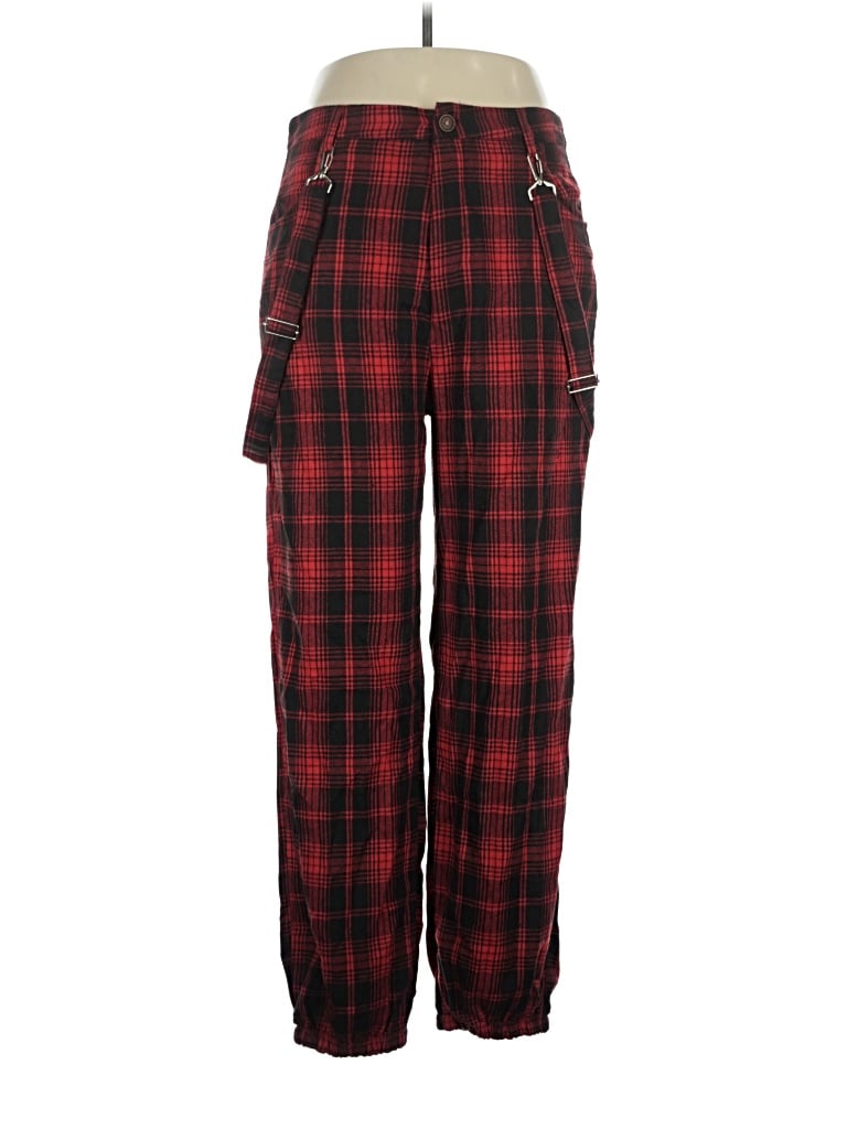 Pre-owned Romwe Casual Pants In Red