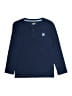Hurley Blue Long Sleeve Henley Size 8 - photo 1