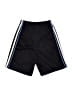 Adidas 100% Polyester Stripes Black Athletic Shorts Size 7 - photo 2