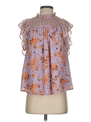 Maison d' Amelie Short Sleeve Blouse (view 1)