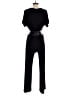 Frank Lyman Design Solid Black Jumpsuit Size 6 - photo 2