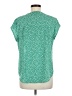 Monday Fun 100% Polyester Green Short Sleeve Blouse Size M - photo 2
